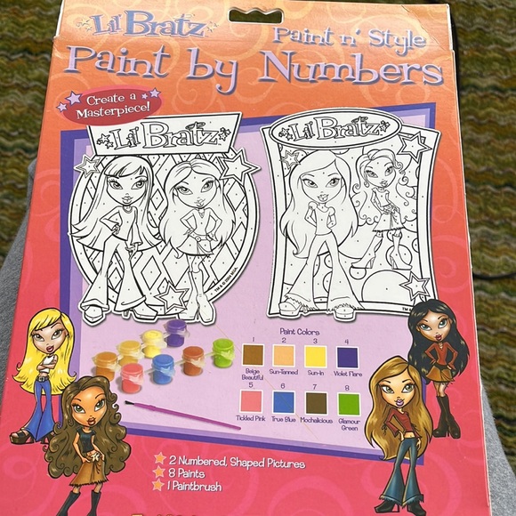 Unopened lil bratz paint by number kit - Picture 2 of 2